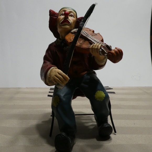 CLOWN porcelain music theme collection - violin